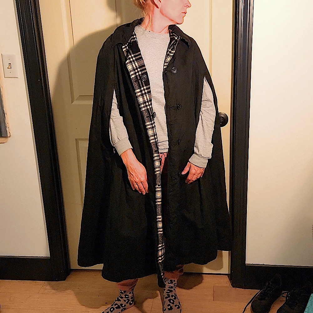 Burberry reversible cloak